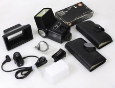 Vivitar 283 Flash Set - Filter Sets, Remote Sensor, PC Cord, Spare Battery Clip