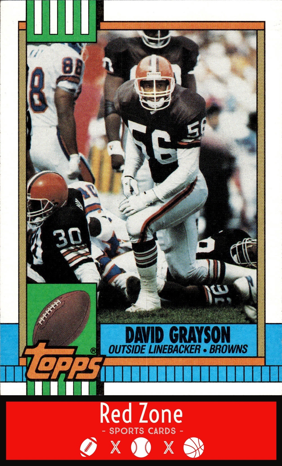 1990 Topps - #164b David Grayson NM Set Break.