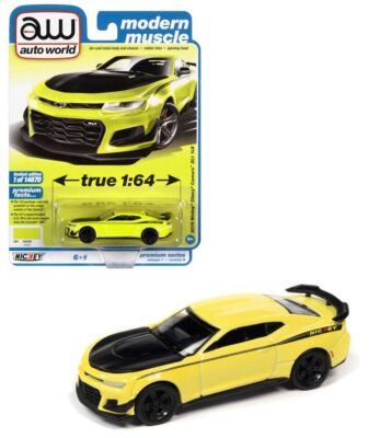2019 Chevrolet Camaro ZL1 1LE Nickey Yellow **RR** Auto World 1:64
