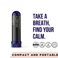 BlendME  Stress Anxiety Relief Essential Oil Inhaler Therapeutic Aromatherapy 