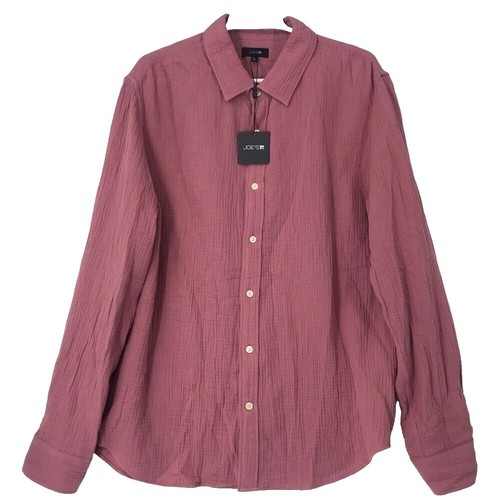 Chemise Homme Joe's Jeans Chambray Gris Foncé, Taille S, Neuf Avec étiquettes (NWT) - Manches Longues