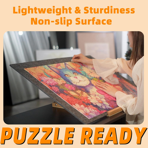 Foldaway Puzzle Board Felt Mat for up to 1000 Pieces of Jigsaw Puzzle, Foldable - 第 5/12 張圖片