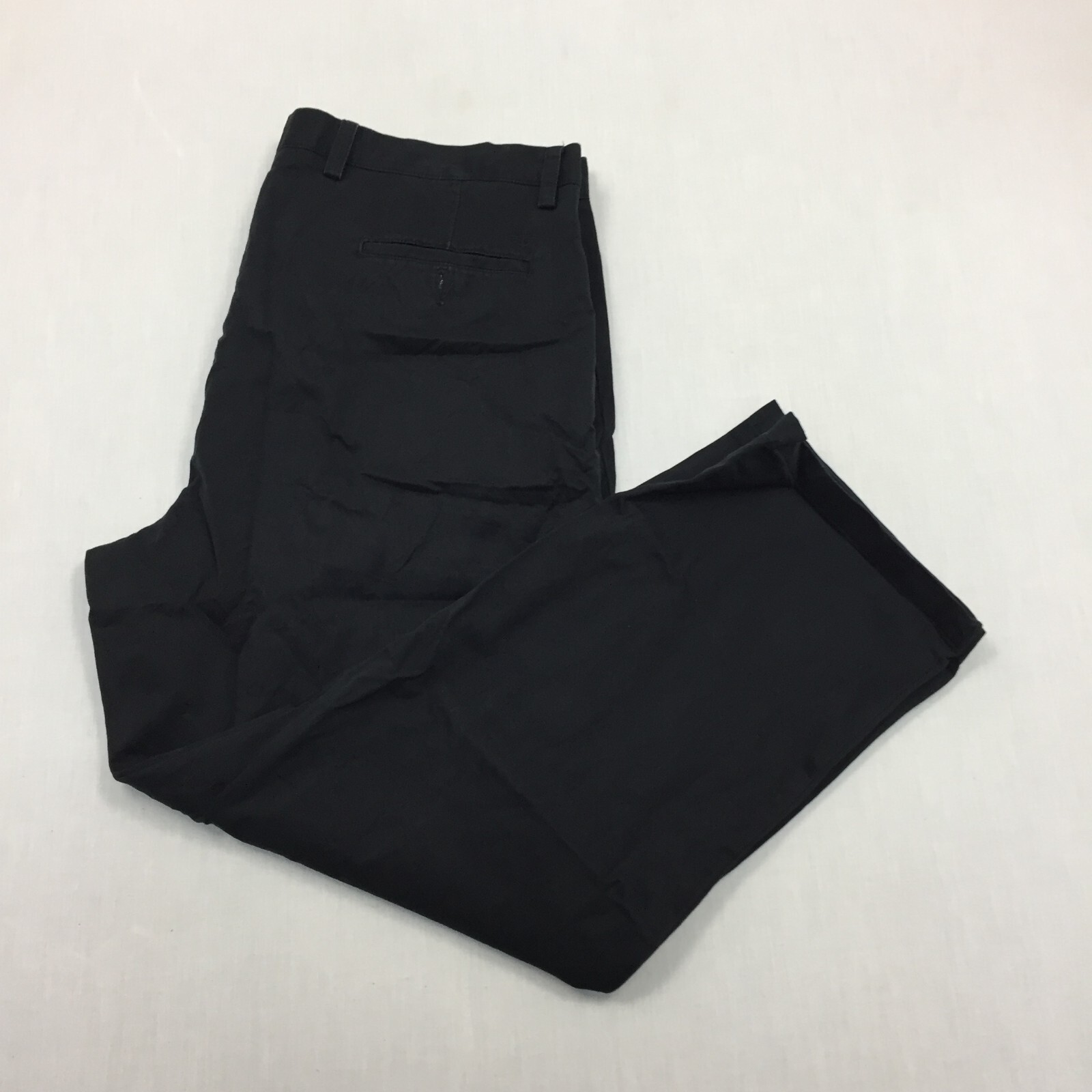 Dockers D3 Chino Trousers Cotton Pants Straight Fit Mens Size 42W 30L Black