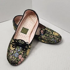 Daniel Green Comfy Slippers Vintage House Shoes Size B 55 Multicolor Retro