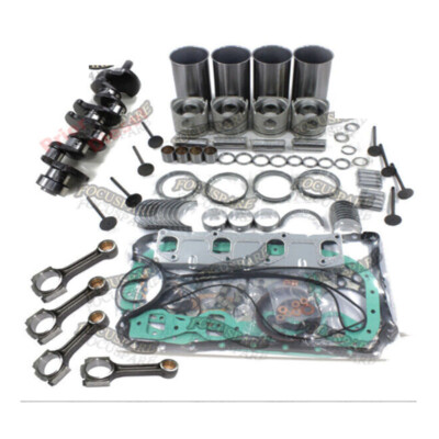 Rebuild Kit&Crankshaft&Rods For Isuzu 4JB1 Mustang Bobcat 843 853 1213 960 2060