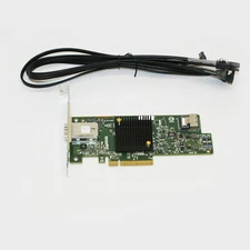 HP LSI 9217-4i4e SAS 6Gb/s Raid Controller Card 792099-001 725504-002 w/ cables