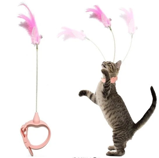 Funny cat stick, Stick Interactive with Bell, feather