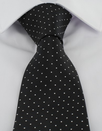 Michelsons of London Mini Spot Extra Long Tie - Picture 5 of 18