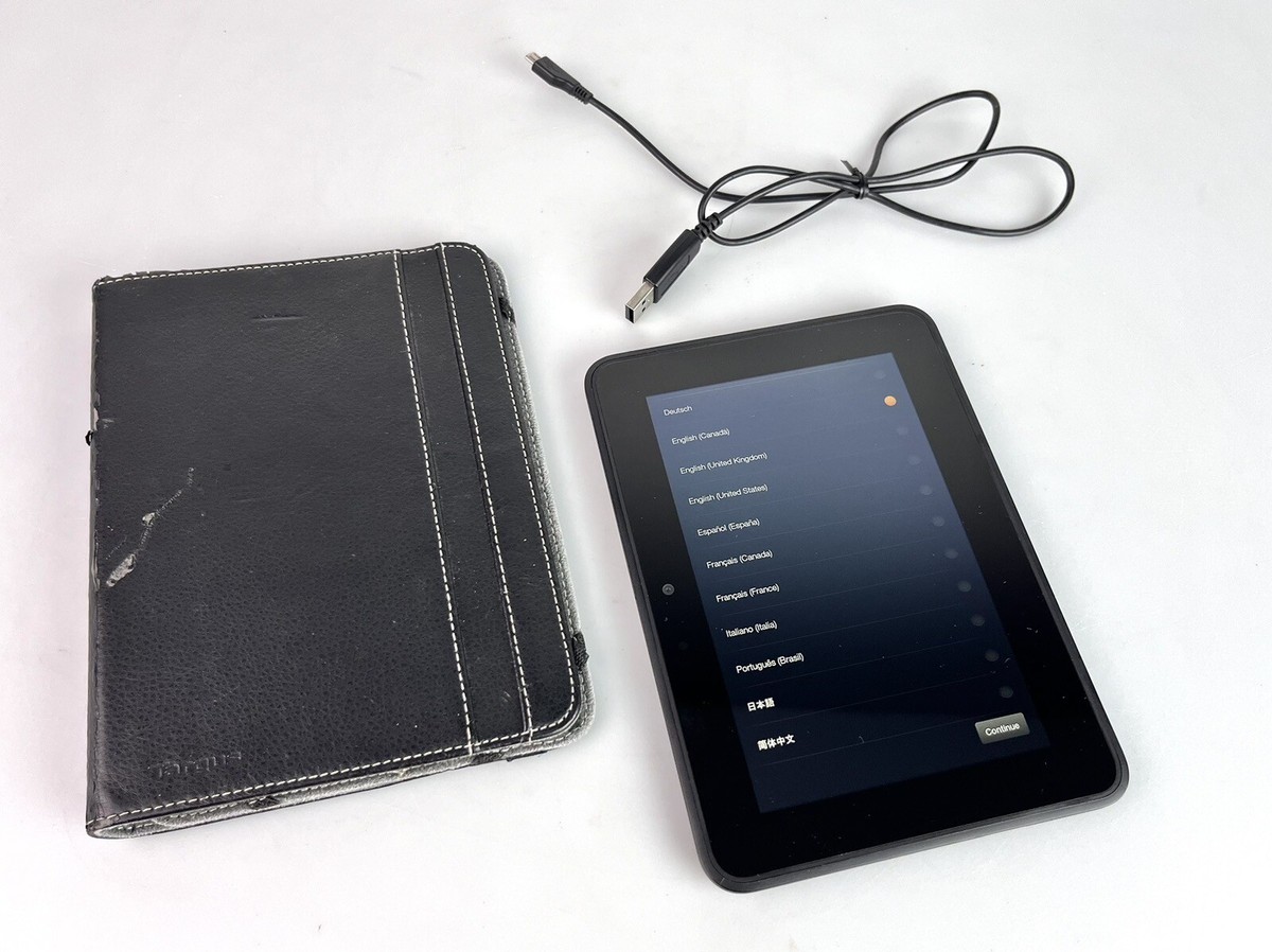 Amazon Kindle Fire (2nd Gen) X43Z60 Tablet (Wi-Fi) - 16GB Black | eBay
