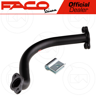Auspuff FACO ET3 Banane Für Vespa V50 In Schwarz - Hochwertiger