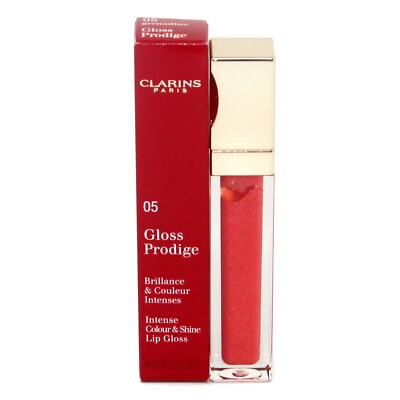 CLARINS GLOSS PRODIGE INTENSE COLOUR & SHINE LIP GLOSS 6ML #05 GRENADINE
