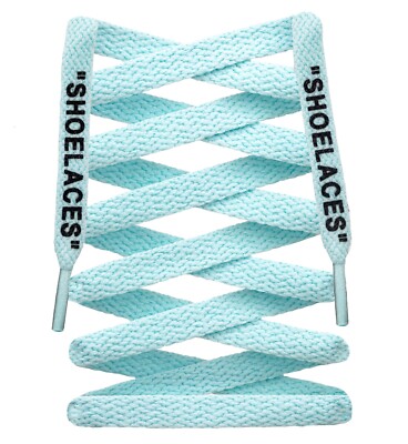 LitLaces - Off White Inspired Custom Printed ''SHOELACES'' Flat Silk Screen