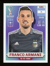 2022 Fifa World Cup Panini Sticker Qatar FRANCO ARMANI Argentina ARG4