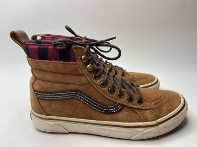 Vans Sk8 Hi Mte Glazed Ginger w/Buffalo Plaid Old Skool Men's