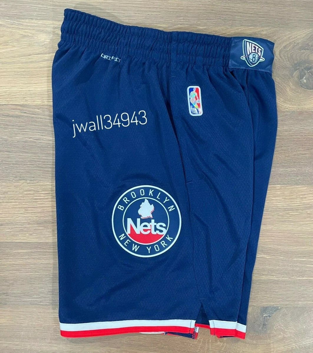 Brooklyn Nets Nike 2021/22 City Edition Swingman Shorts - Navy