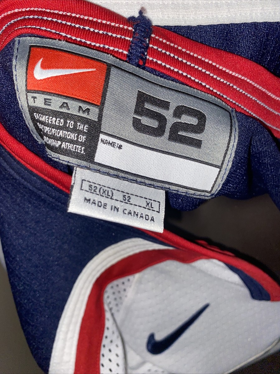 2002 アメリカ代表 オーセンティックユニフォームNIKE ナイキ USA HOCKEY Nike Authentic Team USA 2002 Olympics Jersey 52