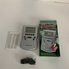 Vegas Seven Electronic Casino Handheld Game & FM Radio 7 Casino Games