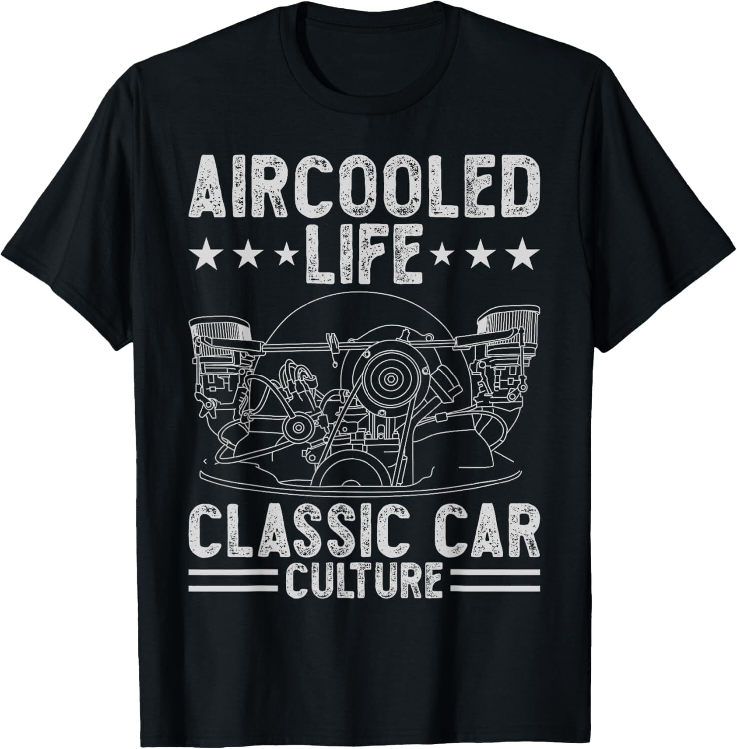 Funny Classic Air cooled Car Engine vdub Air-cooled Life T-Shirt Hoodie