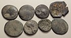 Lot of 8 Counter Struck Roman and byzantine coins