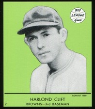1941 Goudey (Green 1988 Reprint) #2 Harlond Clift St. Louis Browns