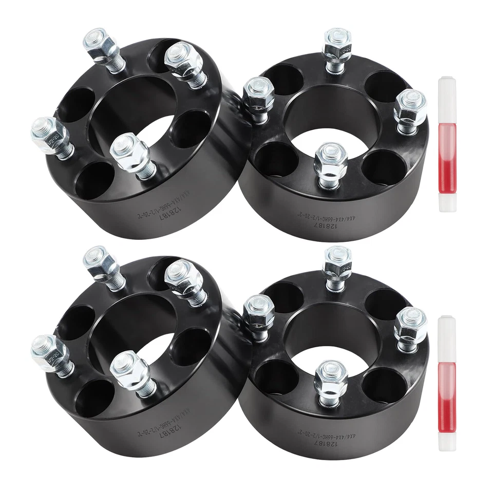 4x 2" ATV Wheel Spacers 4x4/ 101.6mm 1/2x20 For Polaris Scrambler 250 250X 59.3 Foto 3 de 4