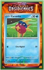 Carvanha - EV3:Flammes Obsidiennes - 046/197 - Carte Pokémon Française Neuve