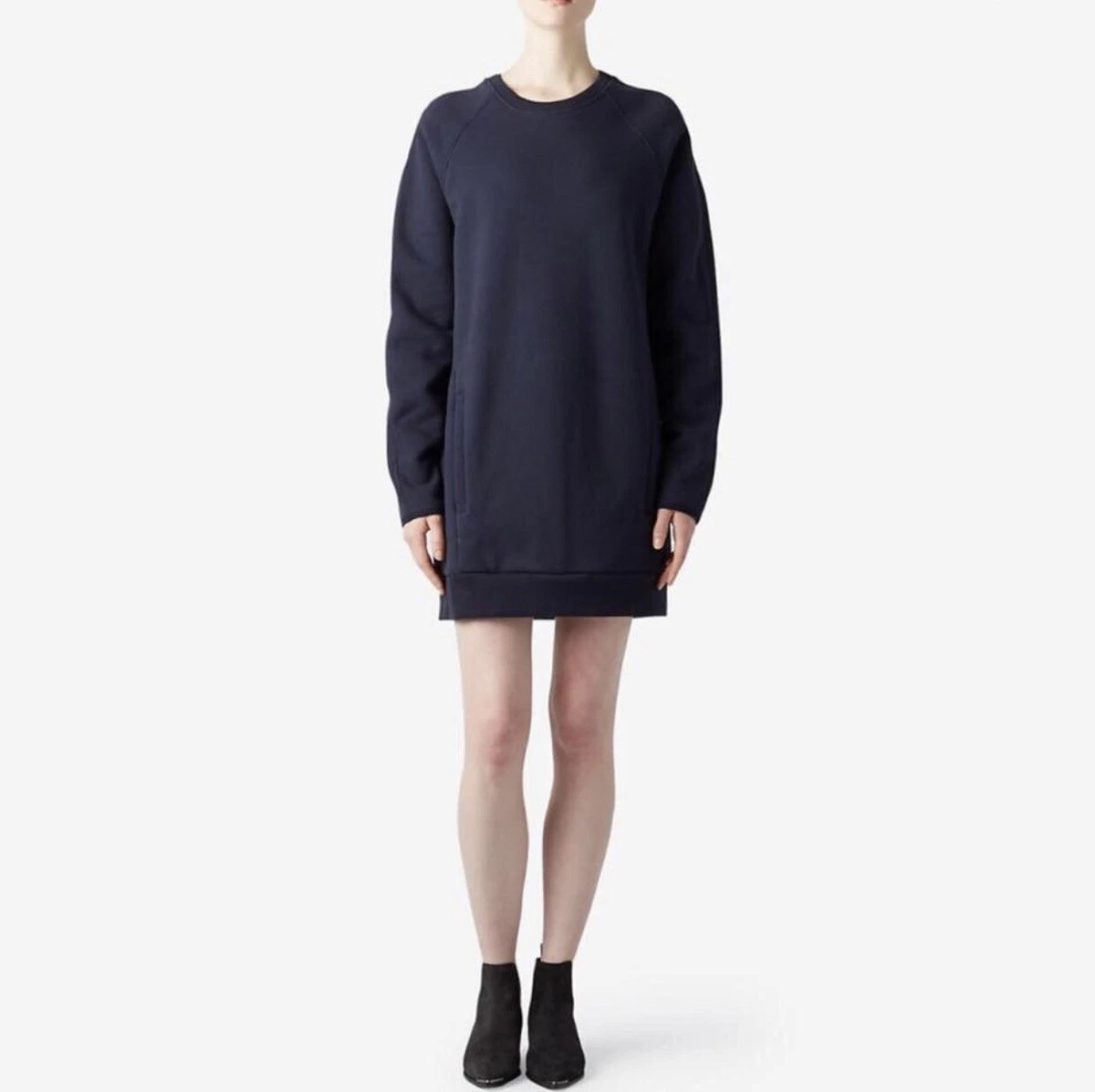 Navy clearance oversized sweatshirt