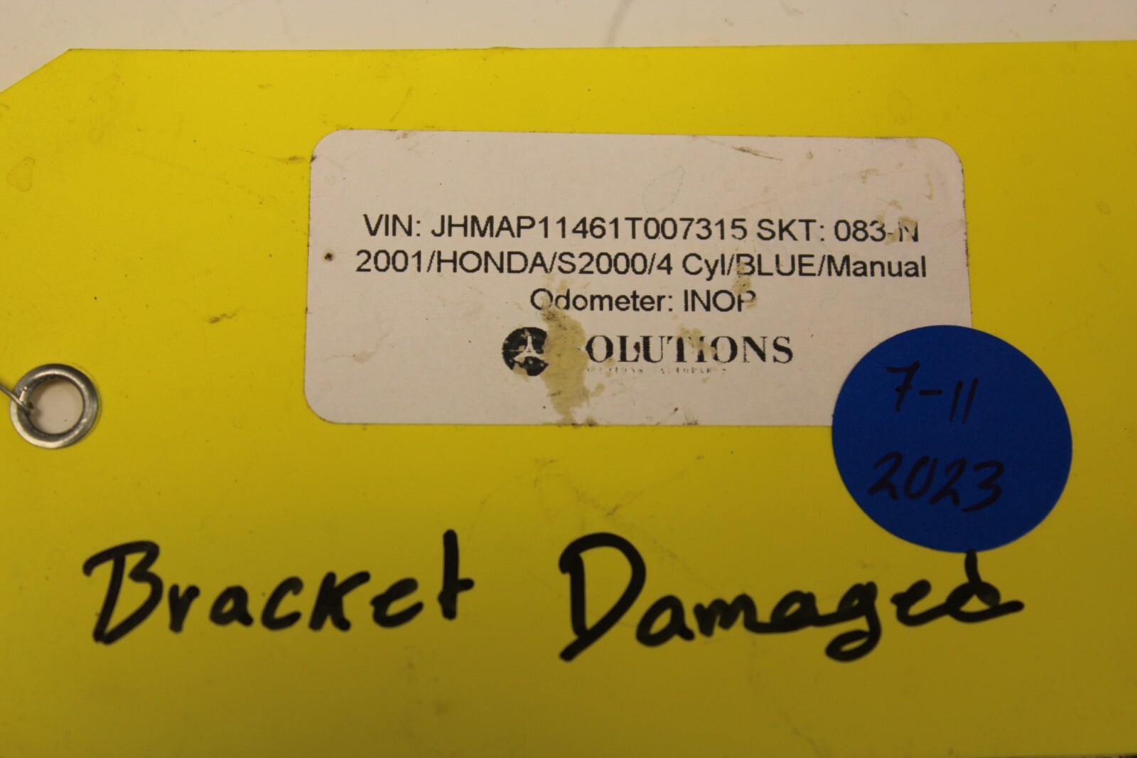 2001 HONDA S2000 SECONDARY AIR INJECTION PUMP OEM eBay