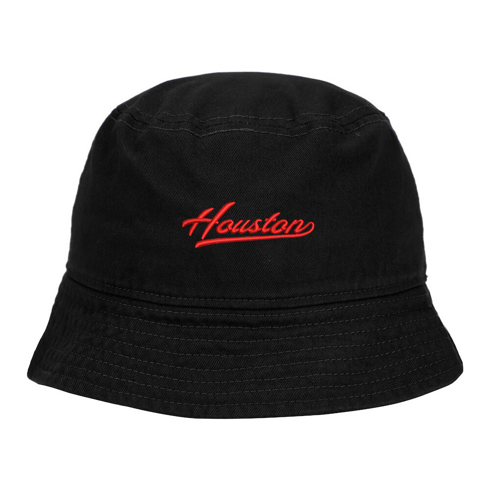 Bucket Hat for Men&Women Houston City - TX Embroidered Cotton Beach Sun Hats