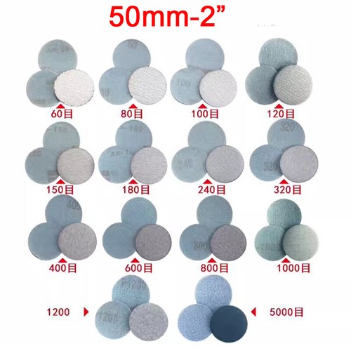 2 Inch Wet & Dry Sponge Sanding Discs 1500-10000 Grit Hook & Loop Sandpaper 50mm - Picture 2 of 6