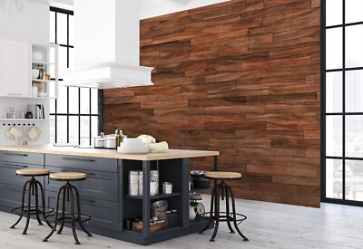 3D Wood Texture ZHUA46547 Wallpaper Wall Murals Removable Self-adhesive Ann
