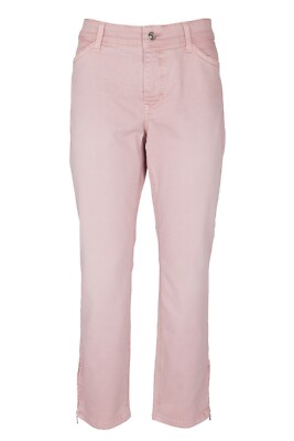 MAC Damenjeans Damen Hose Jeans Straight Fit Slim Leg rosa Größe 40 42 44 46 48
