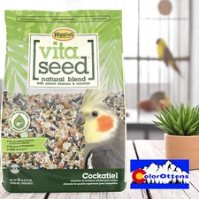 Vita Seed Natural Blend Cockatiel 2.5 Lb Bag Pet Bird Seeds