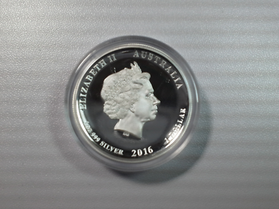 Australian LUNAR 銀貨　申年　2016 Australian Silver Lunar Series 2016 - Year of the Monkey - 1 oz