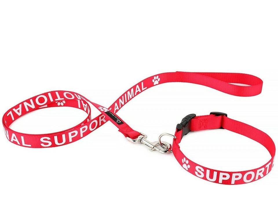 EMOTIONAL SUPPORT ESA - ALL ACCESS Dog Pet Animal Cat Dog Collar & Leash XS - XL - Image 2 of 4
