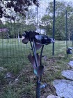 2 foot Copper 3 Rose head sprinkler.￼ Stake Patina Finish Outdoor Garden Lawn — photo 3