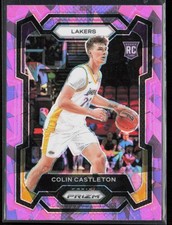 2023-24 Prizm Colin Castleton 287 Base Pink Ice RC