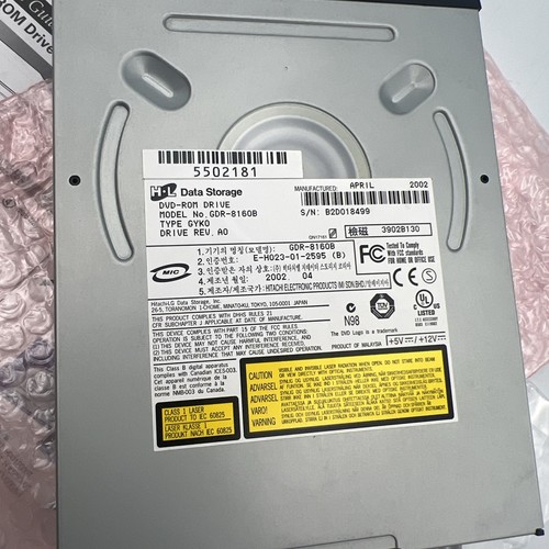 Internes IDE DVD-ROM Laufwerk DV-516G-000 TEAC DV-516G schwarz 16x DV516 - LESEN - Bild 9 von 11