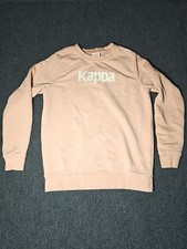 Kappa Sweater Mens Small Peach Nude Tan Long Sleeve Crewneck