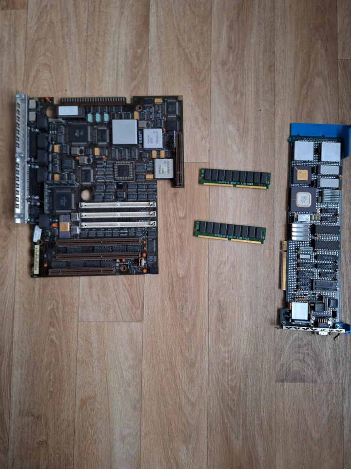 IBM PS/2 Modell 70 386DX Mainboard CPU Bundle RAM & Token Ring MCA netzwerkkarte