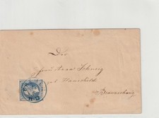 DV 30) HANNOVER 1859 Mi# 15 EF:  BREMEN 18.5. nach Braunschweig
