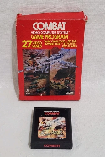 Atari Combat  CX2601 Video Computer System Game Program 