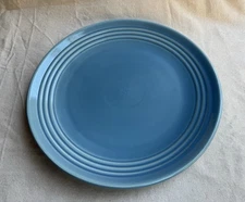 Vintage Bauer Pottery   , 13” Round Serving Platter Delph Blue Ex Shape