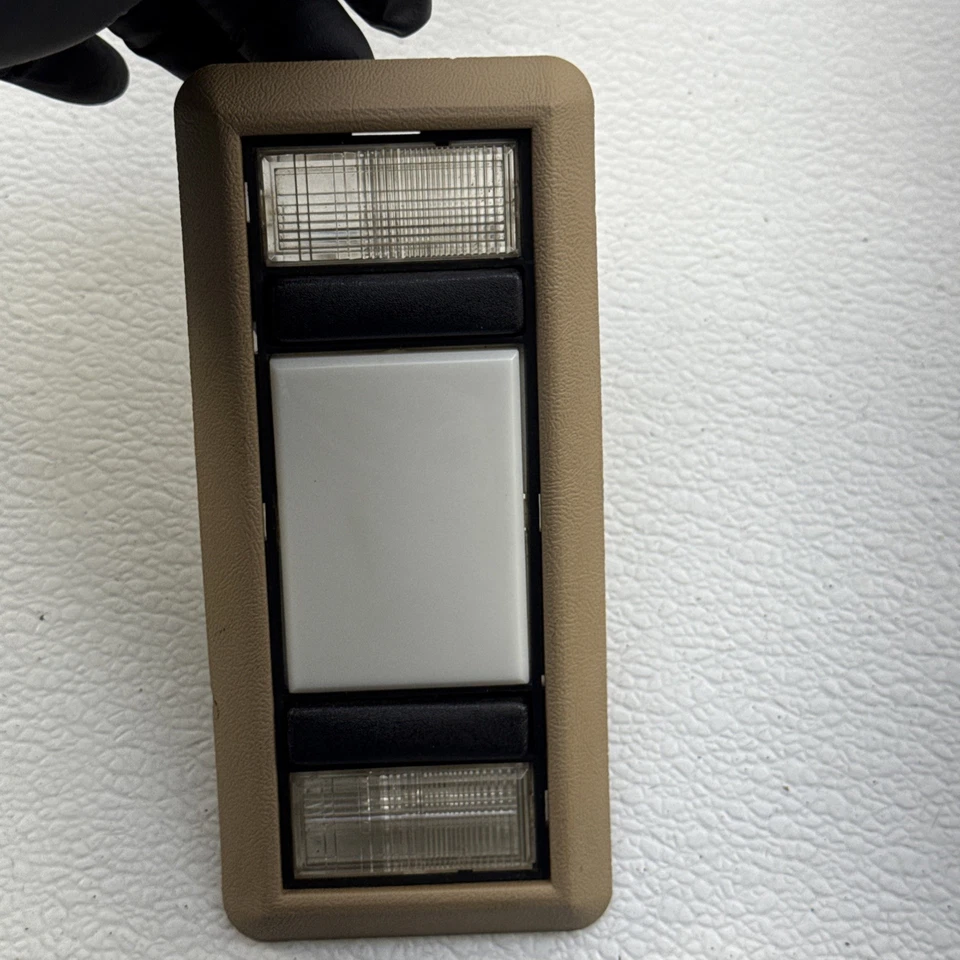1988-1998 Chevy Truck Dome Light Silverado GMC Sierra OEM Tahoe Suburban Tan OBS - Image 2 of 4