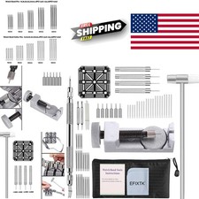 Adjustable Watch Band Tool Kit for 30mm Bands with Holder and Cleaning Cloth