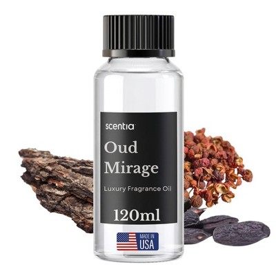 Oud Mirage Premium Oud Fragrance Oil for Diffusers   Luxury Spicy Woody Home ...