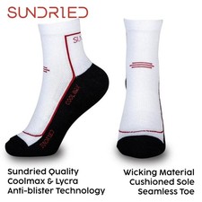 Performance Running Socks - Coolmax Lycra Moisture Wicking Anti-blister Tech LGE
