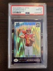 Jayden Daniels 2024 Donruss Optic #248 Purple Shock Prizm Rated Rookie PSA 10