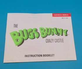 The Bugs Bunny Crazy Castle NES ( 1989) CIB Compete w/ Box, Manual, Cart.
