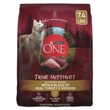Purina ONE SmartBlend True Instinct Natural Real Turkey Venison Flavor Dry Dog